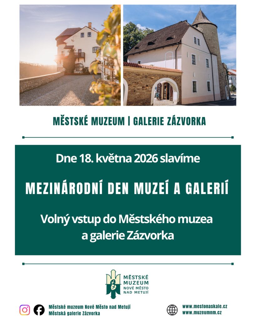 Oslavte s námi Mezinárodní den muzeí a galerií